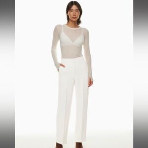 Aritzia Wilfred Alanya Pants - Size 6 - Birch